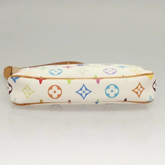 LOUIS VUITTON Multicolor Pochette Accessoires Pouch White - Picture 5 of 16